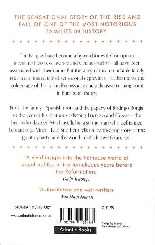 Бумажная книга «The Borgias», автор Пол Стратерн - фото №1