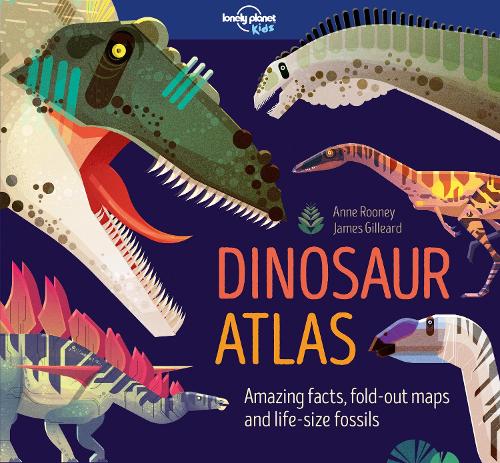 Бумажная книга «Lonely Planet Kids Dinosaur Atlas», автор Анна Руни - фото №1