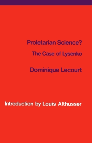 Паперова книга «Proletarian Science?: The Case of Lysenko», автор Домінік Лекур - фото №1