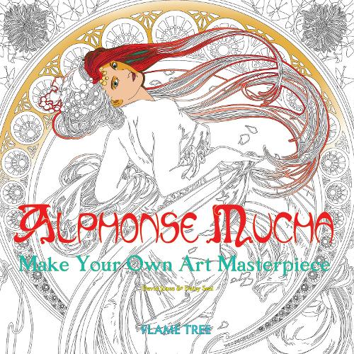 Бумажная книга «Alphonse Mucha (Art Colouring Book): Make Your Own Art Masterpiece» - фото №1