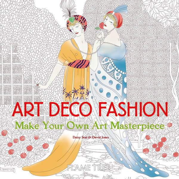 Бумажная книга «Art Deco Fashion (Art Colouring Book): Make Your Own Art Masterpiece» - фото №1
