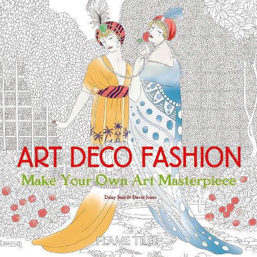 Бумажная книга «Art Deco Fashion (Art Colouring Book): Make Your Own Art Masterpiece» - фото №1