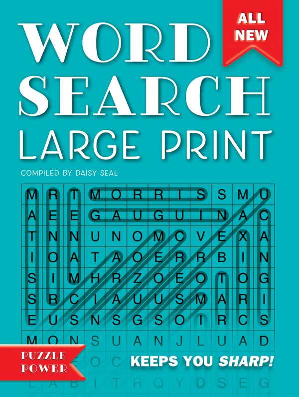Бумажная книга «Word Search Large Print: Word Play Twists and Challenges», автор Дэйзи Сил - фото №1