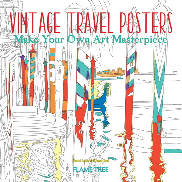 Бумажная книга «Vintage Travel Posters (Art Colouring Book): Make Your Own Art Masterpiece» - фото №1