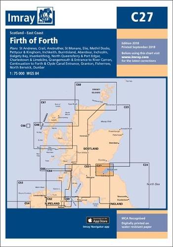 Паперова книга «Imray Chart C27: Firth of Forth», автор Імрей Імрей - фото №1