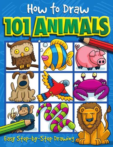 [object Object] «How to Draw 101 Animals - A Step By Step Drawing Guide for Kids», автор Нат Ламберт - фото №1
