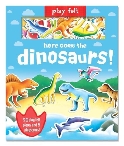 [object Object] «Play Felt Here Come the Dinosaurs - Activity Book», автор Джорджина Рен - фото №1