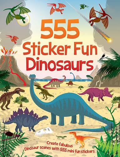 [object Object] «555 Sticker Fun - Dinosaurs Activity Book», автор Окли Грэм - фото №1