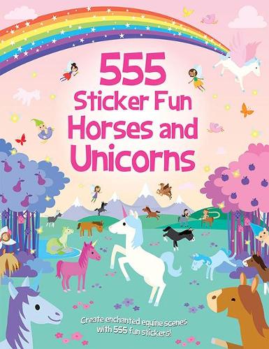 [object Object] «555 Sticker Fun - Horses and Unicorns Activity Book», автор Окли Грэм - фото №1