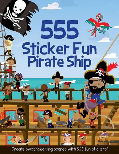 Бумажная книга «555 Sticker Fun - Pirate Ship Activity Book», автор Сьюзен Майес - фото №1