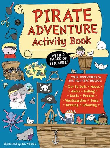 [object Object] «Pirate Adventure Activity Book», автор Джен Аллистон - фото №1