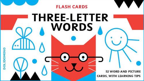 Паперова книга «Bright Sparks Flash Cards – Three–letter Words», автор Домініка Ліпневська - фото №1