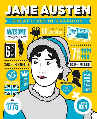 Бумажная книга «Great Lives in Graphics: Jane Austen», автор Редакторы GMC - фото №1
