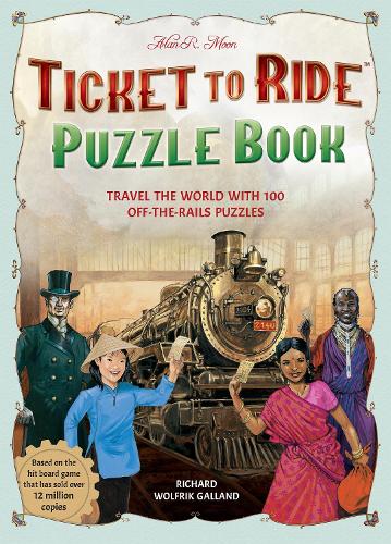 Паперова книга «Ticket to Ride Puzzle Book: Travel the World with 100 Off-the-Rails Puzzles», автор Річард Вольфрік Галланд - фото №1