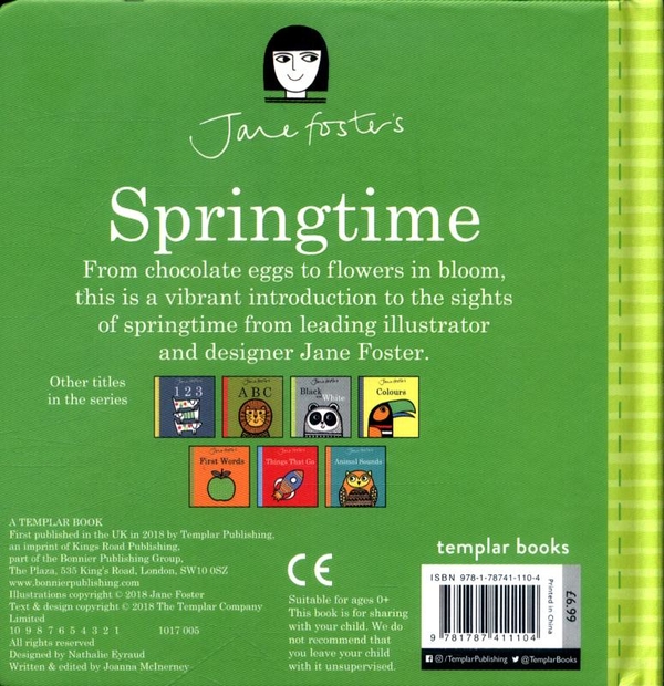 Паперова книга «Jane Foster's Springtime», автор Джейн Фостер - фото №1