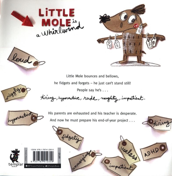 Бумажная книга «Little Mole is a Whirlwind», автор Анна Лленас - фото №1