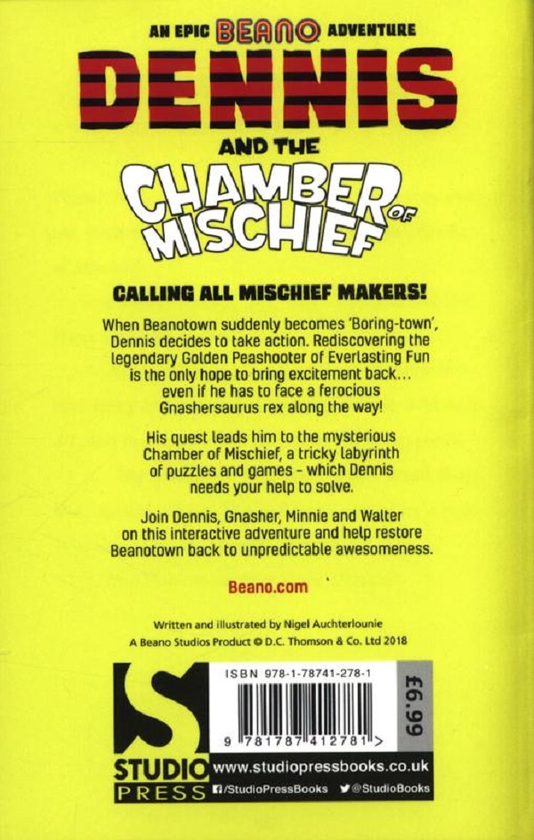 Бумажная книга «Dennis and the Chamber of Mischief», автор Найджел Охтерлуни - фото №1