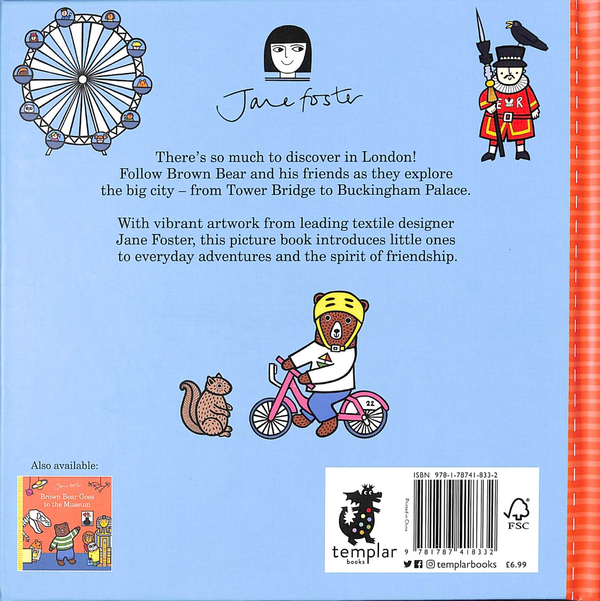 Бумажная книга «Brown Bear Goes to London», автор Джейн Фостер - фото №1