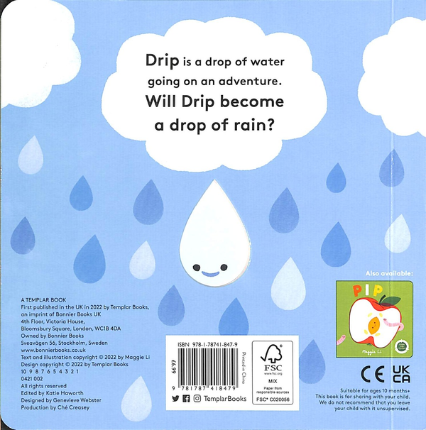 Паперова книга «Little Life Cycles. Drip», автор Меггі Лі - фото №1