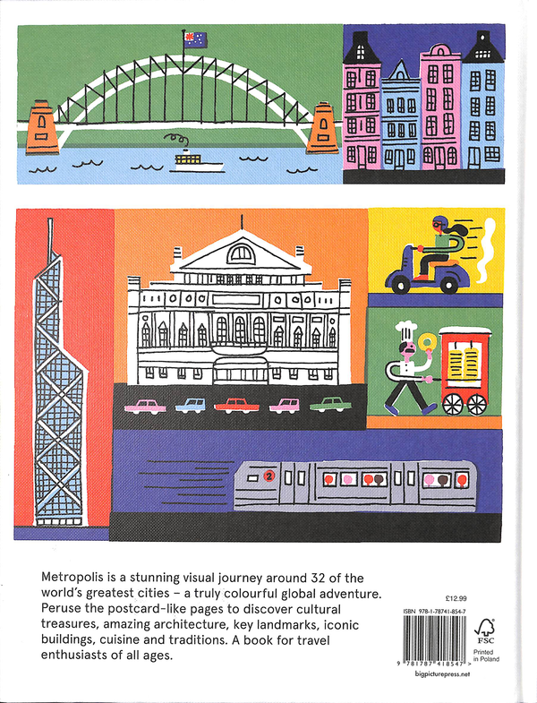 Паперова книга «Metropolis», автор Бенуа Тардіф - фото №1