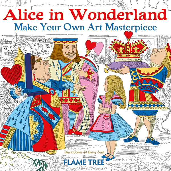 Паперова книга «Alice in Wonderland (Art Colouring Book): Make Your Own Art Masterpiece», автор Дейзі Сіл - фото №1