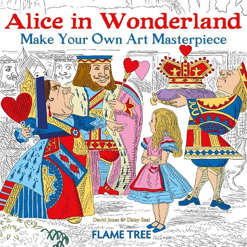 Паперова книга «Alice in Wonderland (Art Colouring Book): Make Your Own Art Masterpiece», автор Дейзі Сіл - фото №1