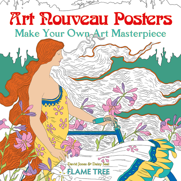 Бумажная книга «Art Nouveau Posters (Art Colouring Book): Make Your Own Art Masterpiece» - фото №1
