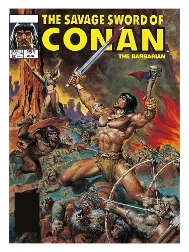 Паперова книга «The Savage Sword Of Conan: The Original Comics Omnibus Vol.11», авторів Дон Краар, Даг Моенч, Гарі Квапіш - фото №1