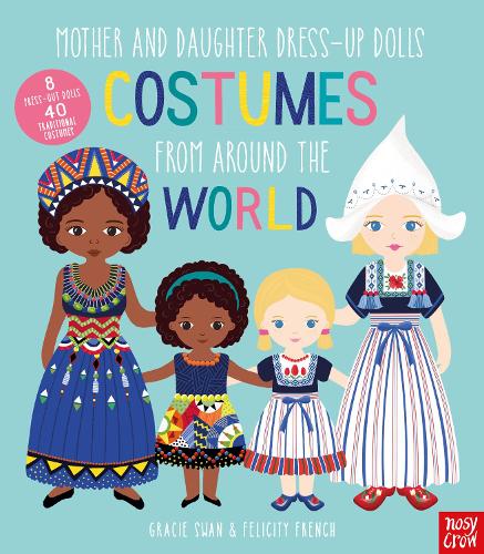 Бумажная книга «Mother and Daughter Dress-Up Dolls: Costumes From Around the World», автор Грейси Свон - фото №1