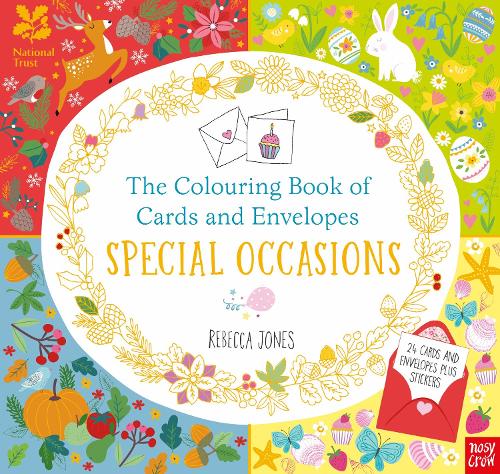 Бумажная книга «National Trust: The Colouring Book of Cards and Envelopes: Special Occasions», автор Nosy Crow - фото №1