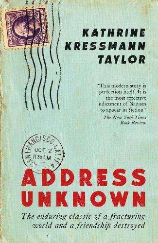 Бумажная книга «Address Unknown», автор Кэтрин Крессман Тейлор - фото №1