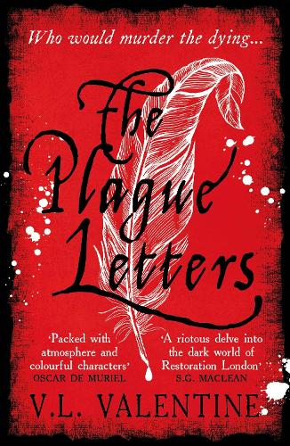 Паперова книга «The Plague Letters», автор В.Л. Валентайн - фото №1