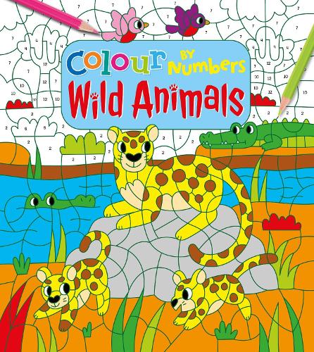 Бумажная книга «Colour by Numbers: Wild Animals» - фото №1