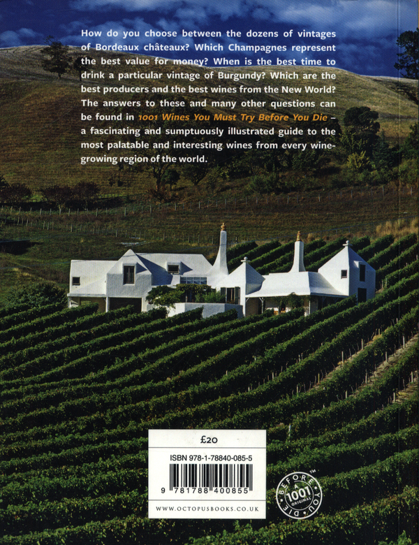 Паперова книга «1001 Wines You Must Try Before You Die», автор Neil Beckett - фото №1
