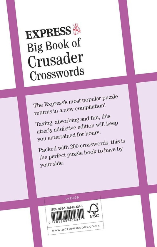 Паперова книга «Express: Big Book of Crusader Crosswords» - фото №1