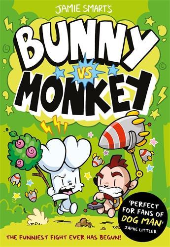 Паперова книга «Bunny vs Monkey», автор Джеймі Смарт - фото №1