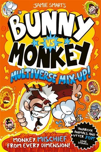 Паперова книга «Bunny vs Monkey: Multiverse Mix-up!», автор Джеймі Смарт - фото №1