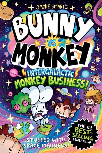 Бумажная книга «Bunny vs Monkey: Intergalactic Monkey Business! (a Phoenix Comic Book): the instant number one bestselling book from creative genius Jamie Smart», автор Джейми Смарт - фото №1