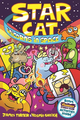 Бумажная книга «Star Cat: Unicorns in Space! (a Phoenix Comic Book)», автор Джеймс Тернер - фото №1