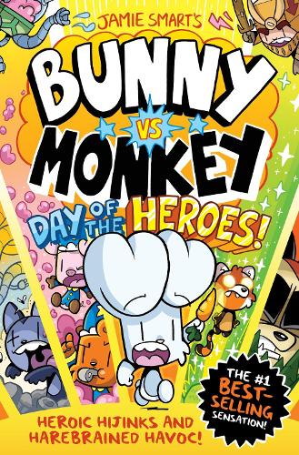 Бумажная книга «Bunny vs Monkey: Day of the Heroes! (a Phoenix Comic book, from the multi-million-selling creative genius Jamie Smart)», автор Джейми Смарт - фото №1