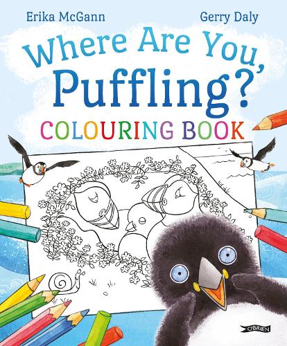 Бумажная книга «Where Are You, Puffling? Colouring Book», автор Джерри Дейли - фото №1