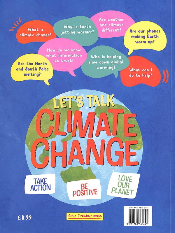 Паперова книга «Let's Talk Climate Change», автор Рут Оуен - фото №1