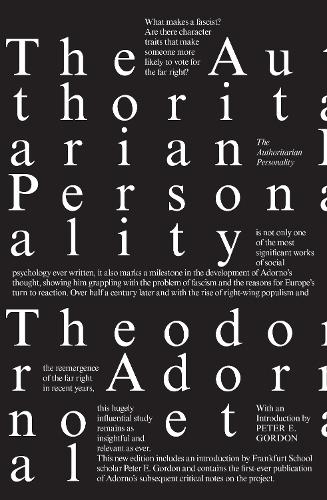 Бумажная книга «The Authoritarian Personality», автор Теодор Адорно - фото №1