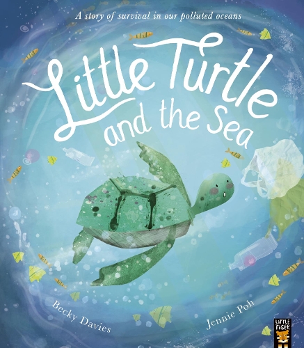 Паперова книга «Little Turtle and the Sea», автор Беккі Девіс - фото №1