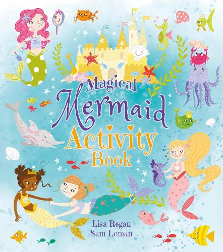 Паперова книга «Magical Mermaid Activity Book», автор Лайза Ріган - фото №1