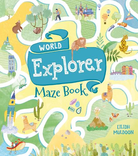 Бумажная книга «World Explorer Maze Book», автор Эйлид Малдун - фото №1
