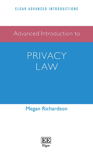 Бумажная книга «Advanced Introduction to Privacy Law», автор Меган Ричардсон - фото №1