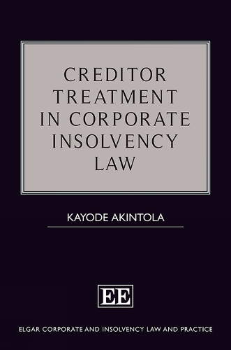 Паперова книга «Creditor Treatment in Corporate Insolvency Law», автор Кайоде Акінтола - фото №1