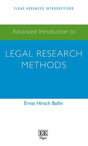 [object Object] «Advanced Introduction to Legal Research Methods», автор Ернст Гірш Баллін - фото №1
