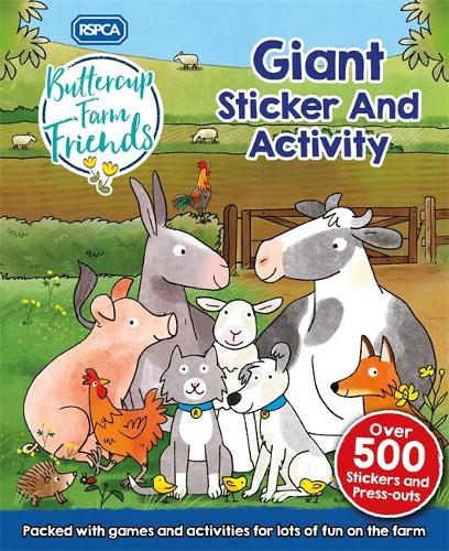 Бумажная книга «RSPCA Buttercup Farm Friends: Giant Sticker and Activity», автор Igloo Books - фото №1